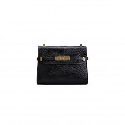 YSL MINI MANHATTAN IN LIZARD PATTERN 7277662588510 (19*14*4cm)